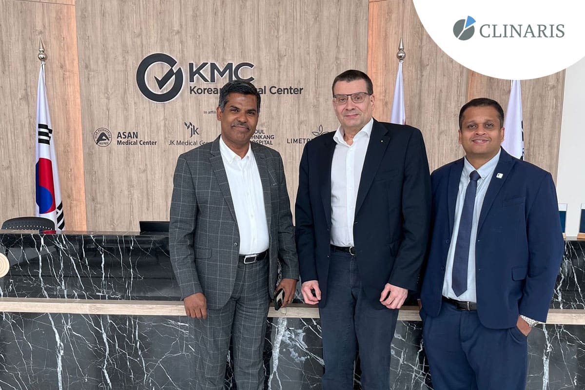 CEO Thorsten Amann mit Partner Biotech Medical zu Besuch in Katar.