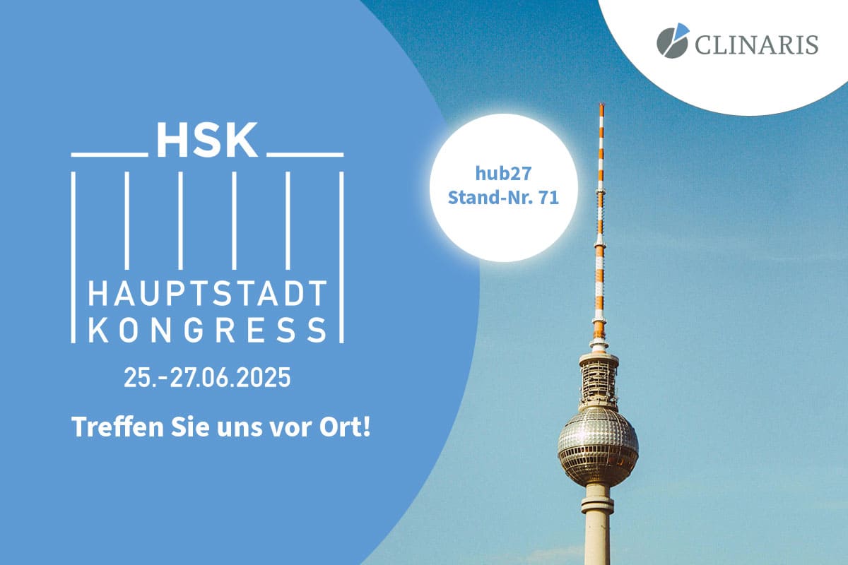 CLINARIS ist vom 25.-27.06.25 auf dem Hauptstadtkongress