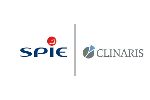 Logos von SPIE ICS und CLINARIS nebeneinander | CLINARIS Geschichte