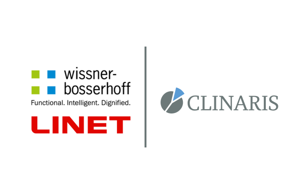 Logos von Wissner-Bosserhoff, Linet und CLINARIS | CLINARIS Geschichte
