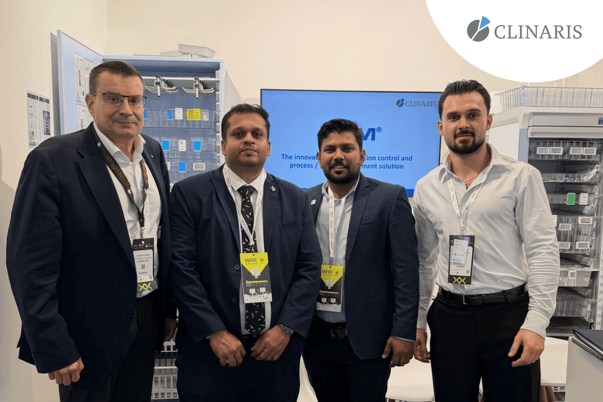 CEO Thorsten Amann, Projekt Manager Thomas Göttle und zwei Geschäftspartner